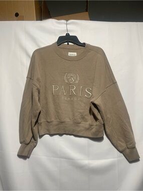 Abercrombie & Fitch Soft A&F Essentials Label - Light Taupe